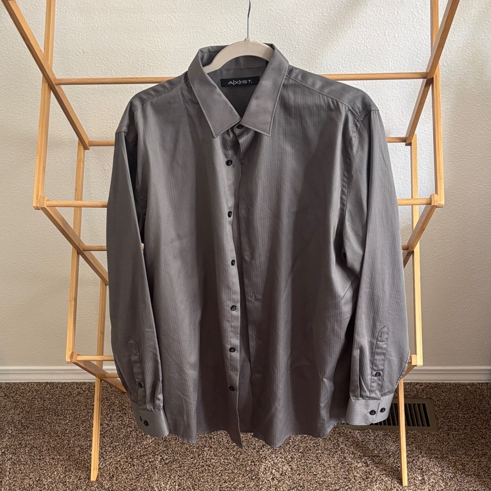 Men's Charcoal Dress Shirt